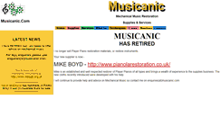 Desktop Screenshot of musicanic.com