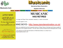 Tablet Screenshot of musicanic.com